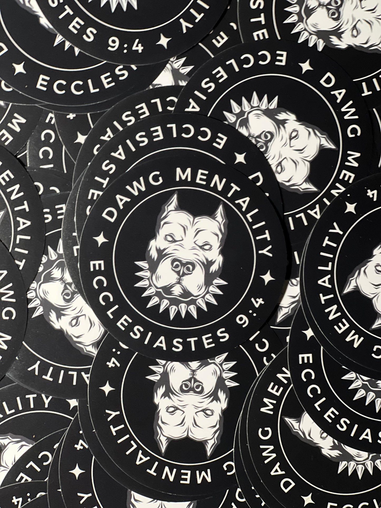 DAWG MENTALITY Circle Sticker
